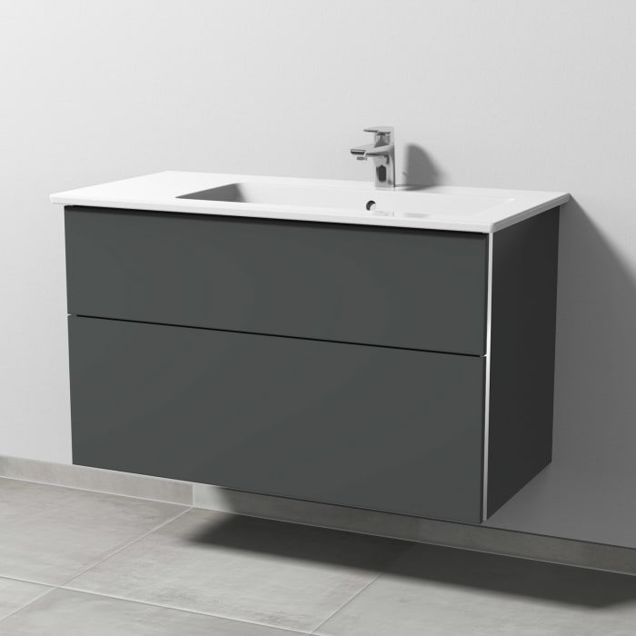 Villeroy & Boch Venticello Waschtisch mit Sanipa 3way Unterschrank 100 cm