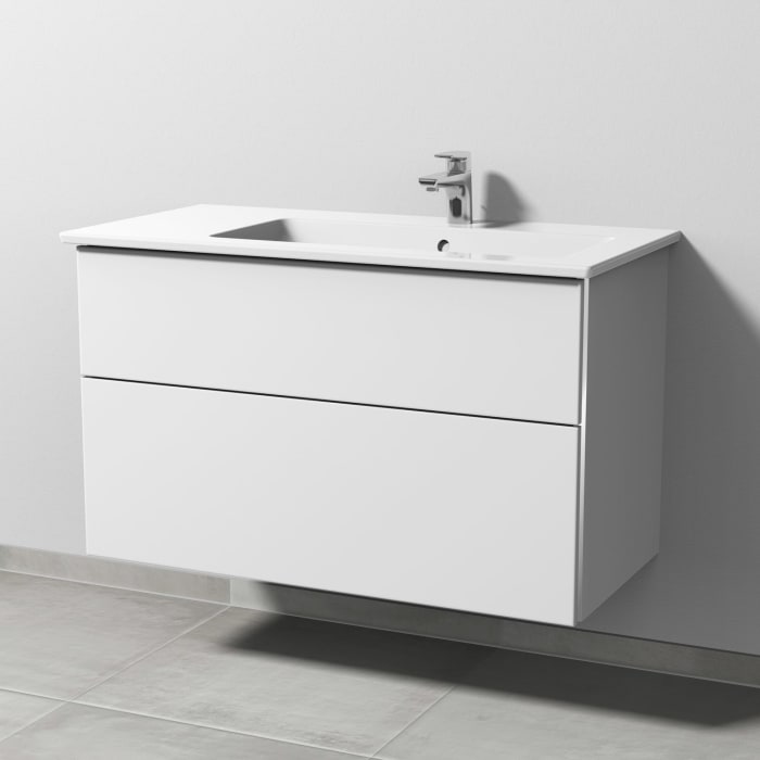 Villeroy & Boch Venticello Waschtisch mit Sanipa 3way Unterschrank 100 cm