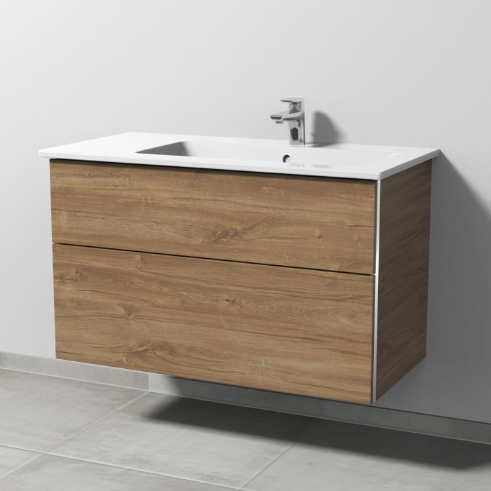 Villeroy & Boch Venticello Waschtisch mit Sanipa 3way Unterschrank 100 cm