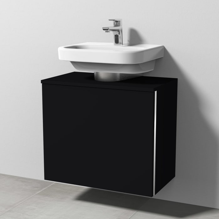 Sanipa 3way Universal-Waschtischunterbau 60 cm, 1 Auszug mit Griffleiste