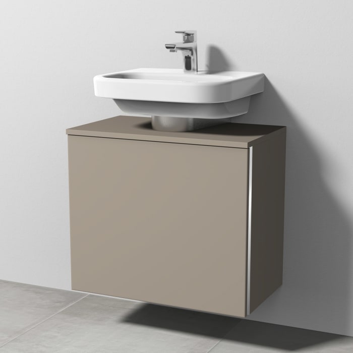 Sanipa 3way Universal-Waschtischunterbau 60 cm, 1 Auszug mit Griffleiste