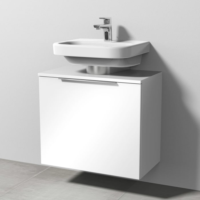 Sanipa 3way Universal-Waschtischunterbau 60 cm, 1 Auszug, mit Aufsatzgriff