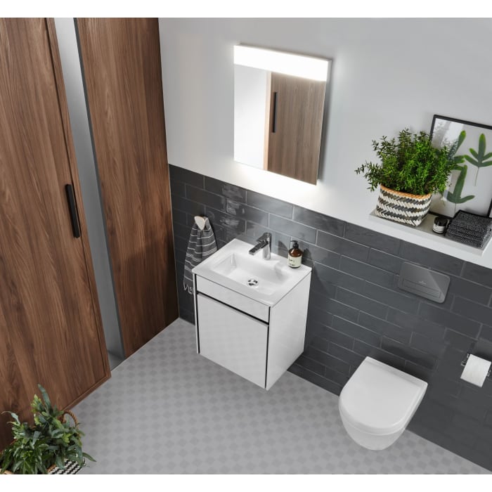 Sanipa Cubes Ablagekonsole 100,1 - 110 cm, Sondermaß