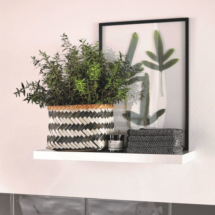 Sanipa Cubes Ablagekonsole 40,1 - 50 cm , Sondermaß