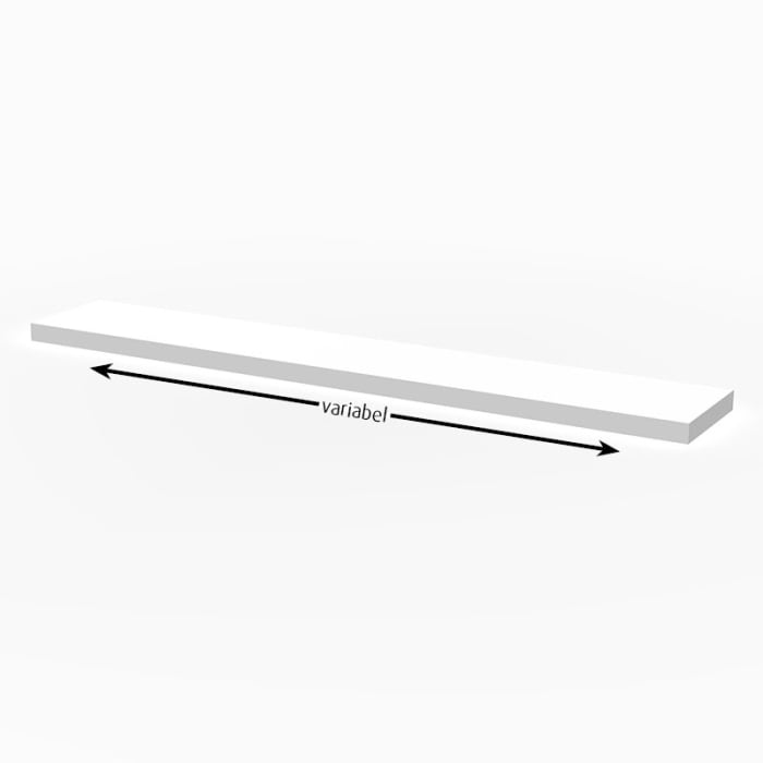 Sanipa Cubes Ablagekonsole 40,1 - 50 cm , Sondermaß