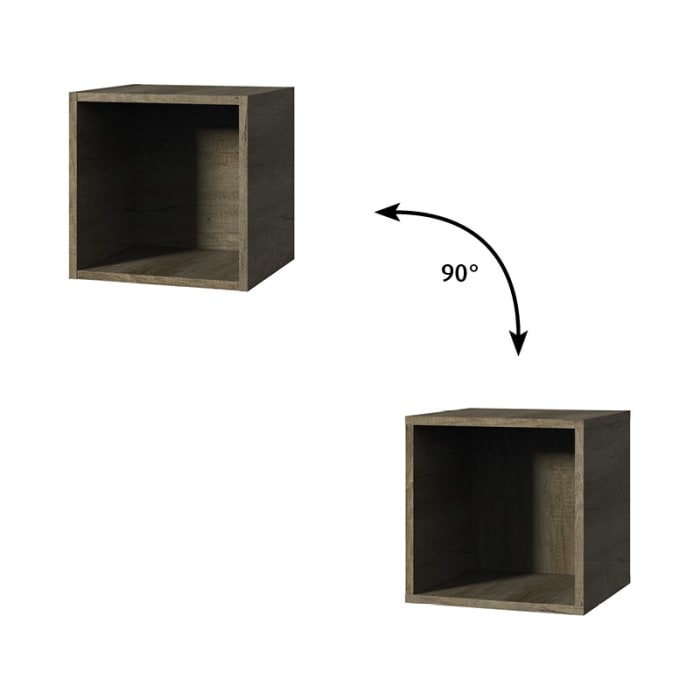 Sanipa Cubes Regalmodul offen 35 x 35 x 32,8 cm