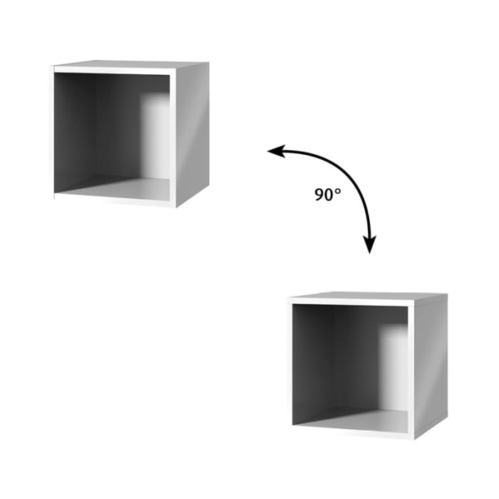 Sanipa Cubes Regalmodul offen 35 x 35 x 32,8 cm