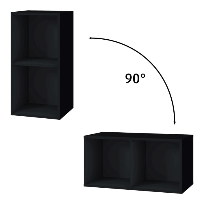 Sanipa Cubes Regalmodul offen 35 x 70 x 32,8 cm mit 2 Fächer