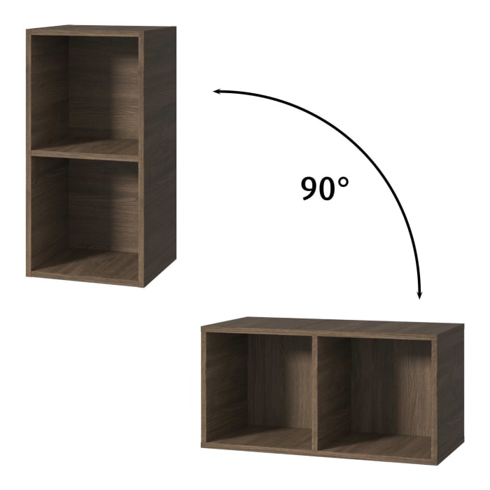 Sanipa Cubes Regalmodul offen 35 x 70 x 32,8 cm mit 2 Fächer