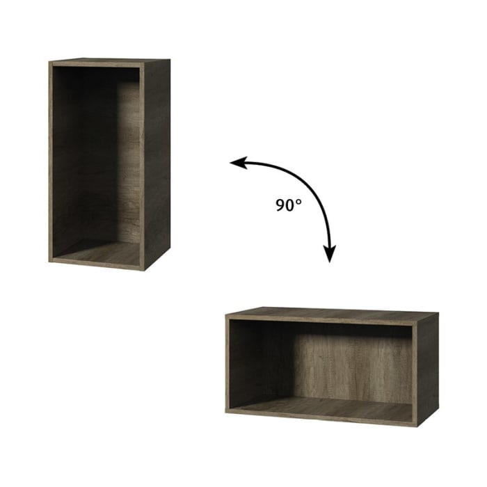 Sanipa Cubes Regalmodul offen 35 x 70 x 32,8 cm