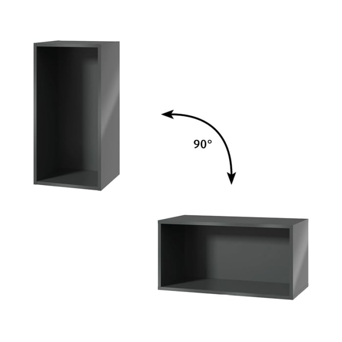 Sanipa Cubes Regalmodul offen 35 x 70 x 32,8 cm