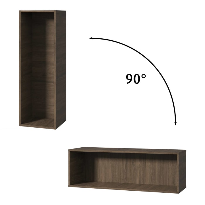 Sanipa Cubes Regalmodul offen 35 x 105 x 32,8 cm