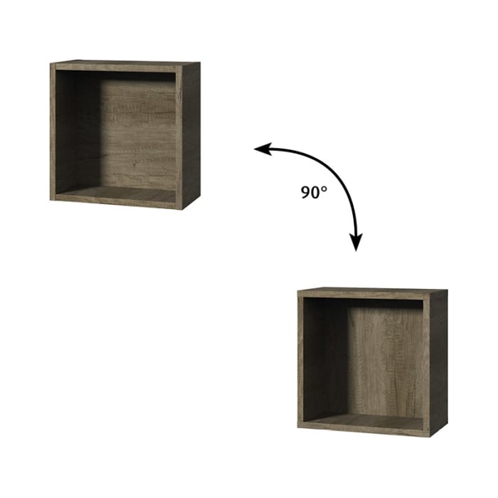 Sanipa Cubes Regalmodul offen 35 x 35 x 18 cm