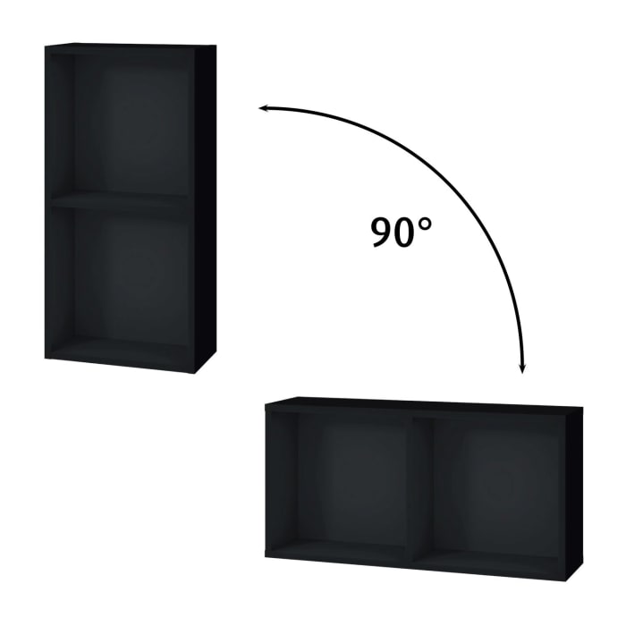 Sanipa Cubes Regalmodul offen 35 x 70 x 18 cm mit 2 Fächer