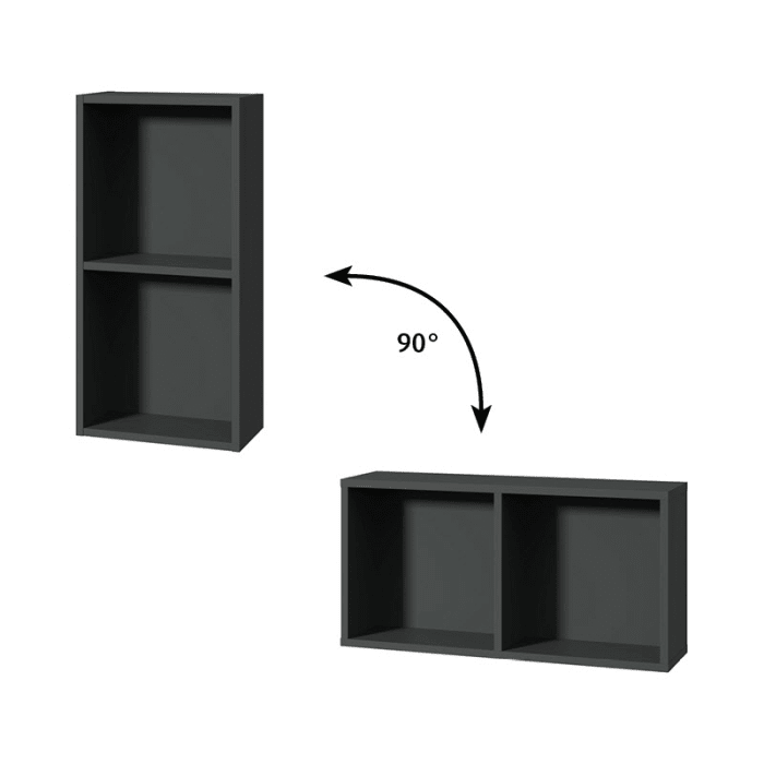 Sanipa Cubes Regalmodul offen 35 x 70 x 18 cm mit 2 Fächer