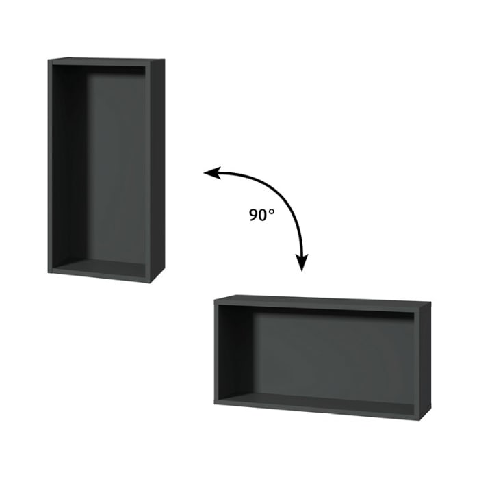 Sanipa Cubes Regalmodul offen 35 x 70 x 18 cm