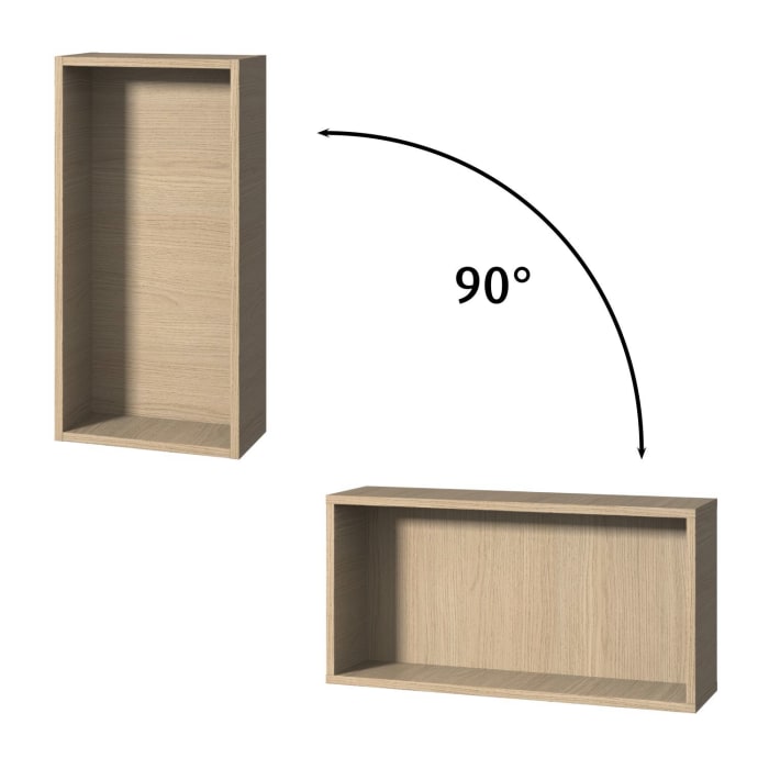 Sanipa Cubes Regalmodul offen 35 x 70 x 18 cm