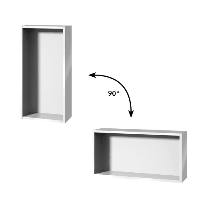 Sanipa Cubes Regalmodul offen 35 x 70 x 18 cm