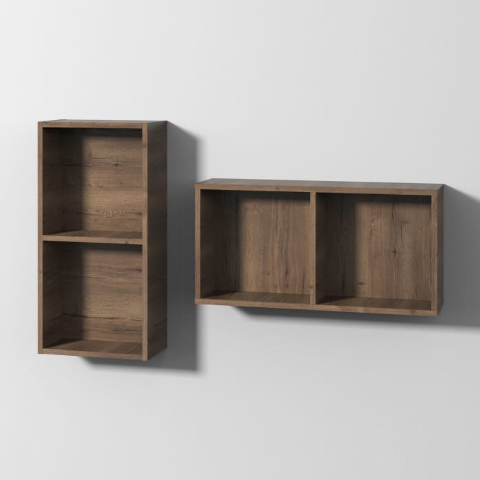 Sanipa Cubes Regalmodul offen 35 x 70 x 18 cm mit 2 Fächer