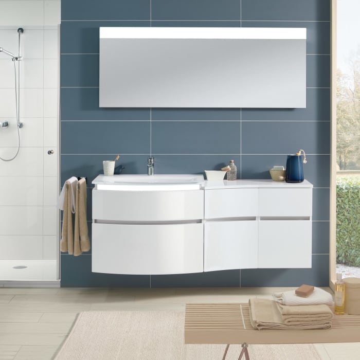 Sanipa Reflection Badspiegel LINUS 160 mit LED-Beleuchtung, Touchsensor und Dimm-Funktion