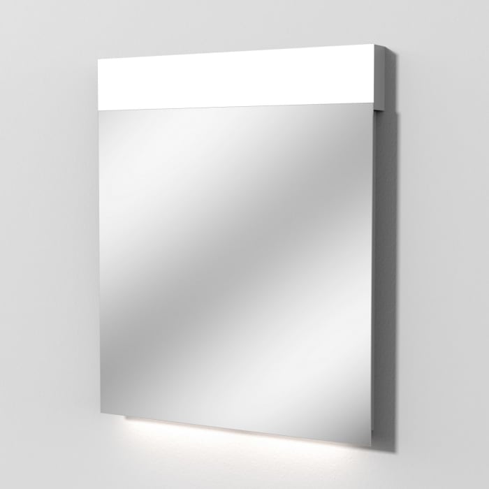 Sanipa Reflection Badspiegel LINUS 50 mit LED-Beleuchtung und Waschplatzbeleuchtung, Touchsensor und Dimm-Funktion