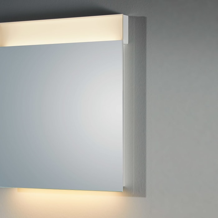 Sanipa Reflection Badspiegel LINUS 50 mit LED-Beleuchtung und Waschplatzbeleuchtung, Touchsensor und Dimm-Funktion