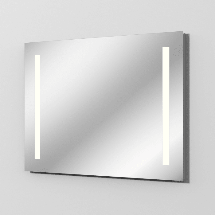Sanipa Reflection Badspiegel LUCY 80 mit warmweißem LED-Beleuchtung und den Maßen 80 x 60 cm