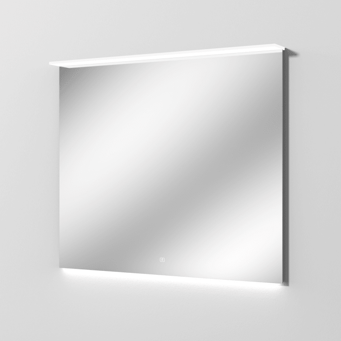 Sanipa Reflection Badspiegel LUCA 100 mit dimmbarer LED-Beleuchtung und den Maßen 100 x 84 cm