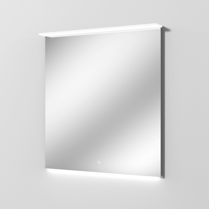 Sanipa Reflection Badspiegel LUCA 80 mit dimmbarer LED-Beleuchtung und den Maßen 80 x 84 cm