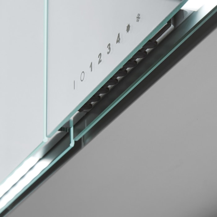 Sanipa Reflection Aluminium-Spiegelschrank ALEX 120 mit LED-Beleuchtung, Mitteltür Rechts, mit Lichtsteuerung