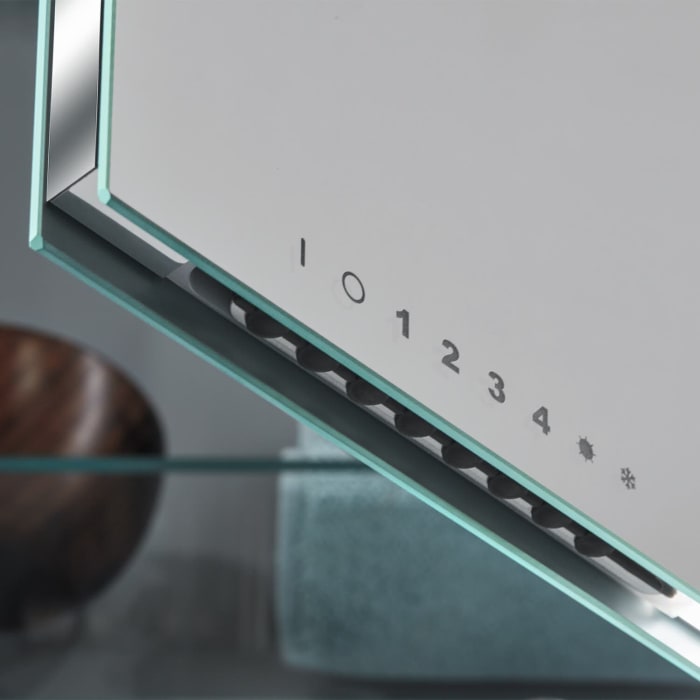 Sanipa Reflection Aluminium-Wandeinbau-Spiegelschrank WILMA 65 mit LED-Beleuchtung