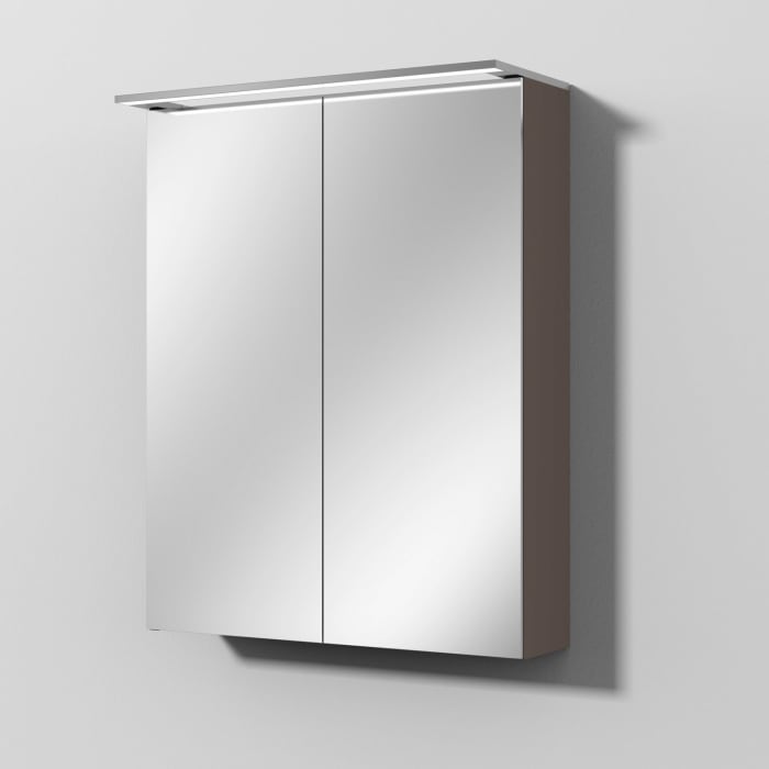 Sanipa Reflection Spiegelschrank MALTE 60 mit LED-Aufsatzleuchte