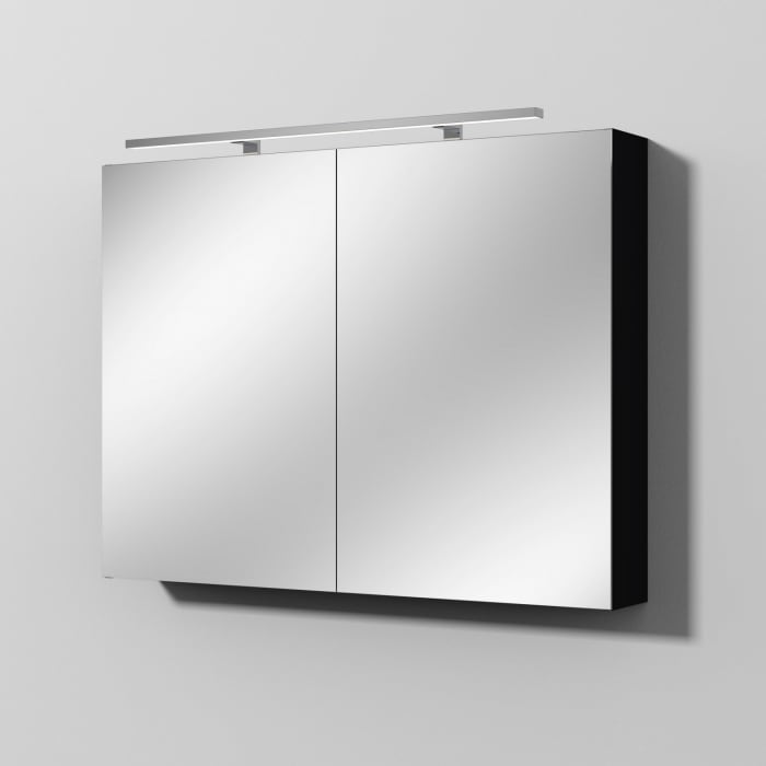 Sanipa Reflection Spiegelschrank MILLA 100 mit LED-Aufsatzleuchte