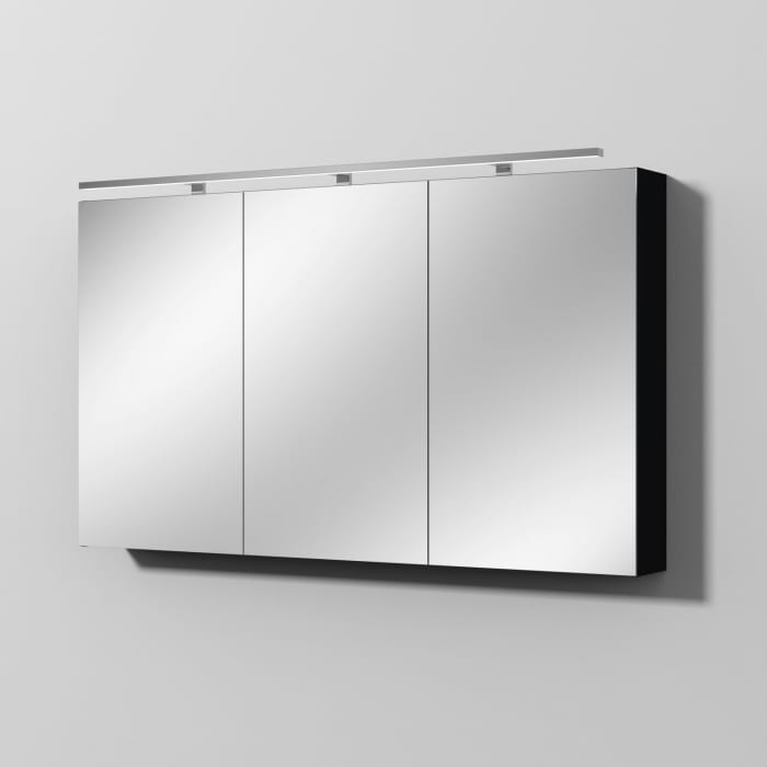 Sanipa Reflection Spiegelschrank MILLA 130 mit LED-Aufsatzleuchte