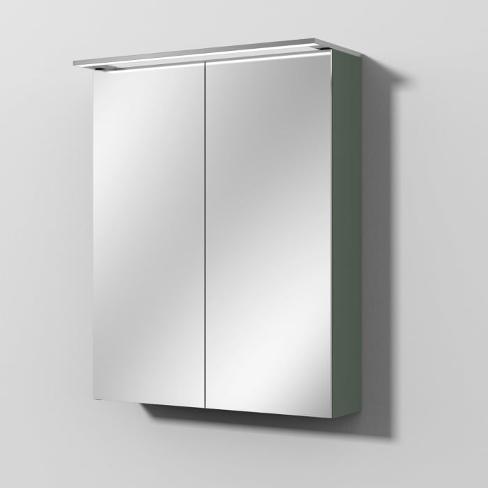 Sanipa Reflection Spiegelschrank MALTE 60 mit LED-Aufsatzleuchte