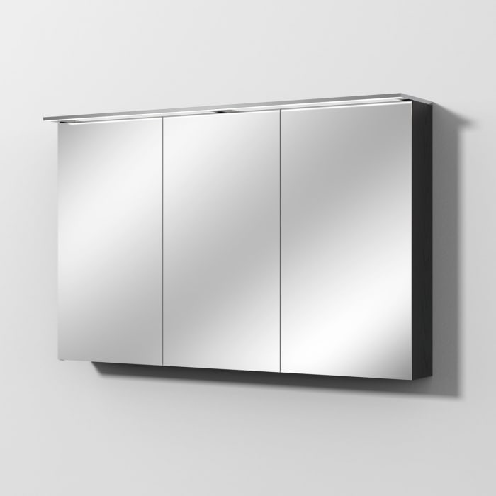 Sanipa Reflection Spiegelschrank MALTE 120 mit LED-Aufsatzleuchte