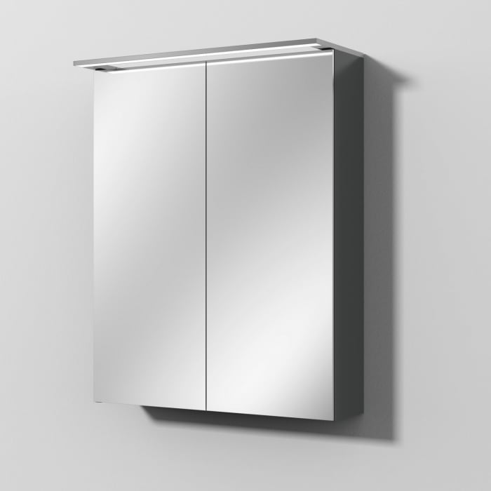 Sanipa Reflection Spiegelschrank MALTE 60 mit LED-Aufsatzleuchte