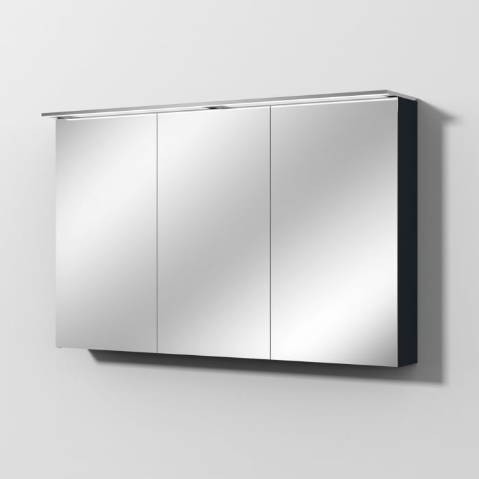 Sanipa Reflection Spiegelschrank MALTE 120 mit LED-Aufsatzleuchte