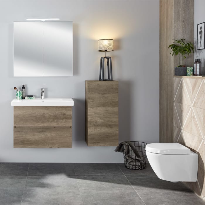 Sanipa Solo One Mittelschrank 40 x 85 cm, Anschlag rechts