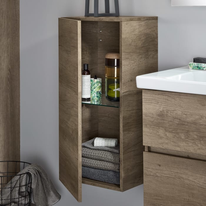 Sanipa Solo One Mittelschrank 40 x 85 cm, Anschlag links