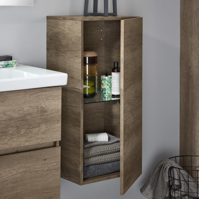 Sanipa Solo One Mittelschrank 40 x 85 cm, Anschlag rechts