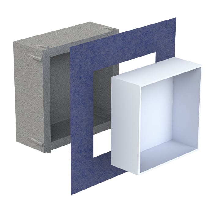 Schedel Nischeneinsatz 30 x 30 x 12 cm rahmenlos