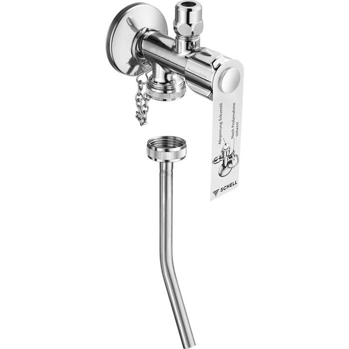 SCHELL Probenahme-Eckventil Kombiarmatur