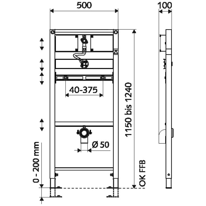 Schell Urinal-Modul MONTUS