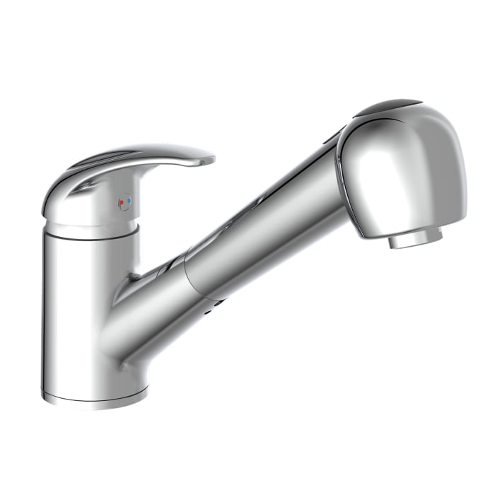 Schütte ALBATROS Einhebel Spültischarmatur mit herausziehbarer Geschirrbrause