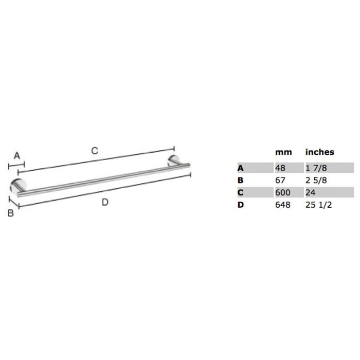 Smedbo Home Handtuchstange