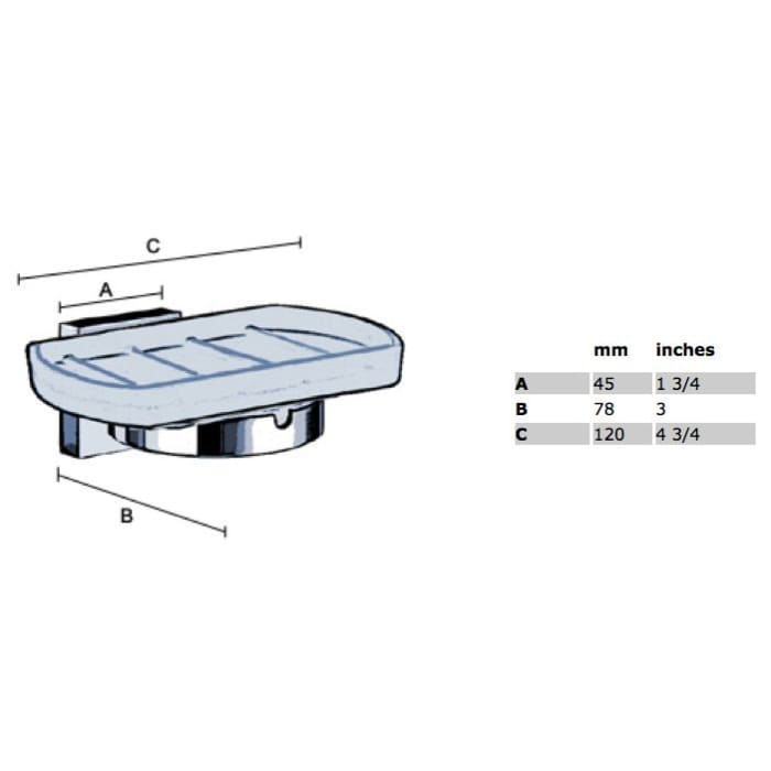 Smedbo House Seifenschalenhalter mit Schale