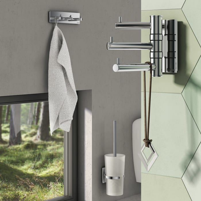 Smedbo Pool Dreierhaken, schwenkbar