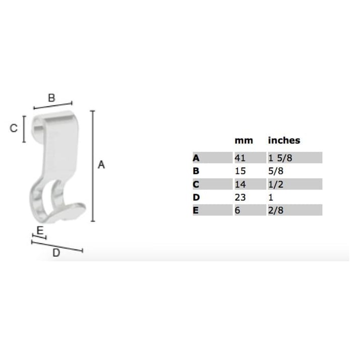 Smedbo Sideline Haken für Seifenkörbe