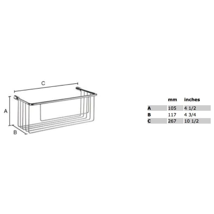 Smedbo Sideline Seifenkorb, einfach 27 cm